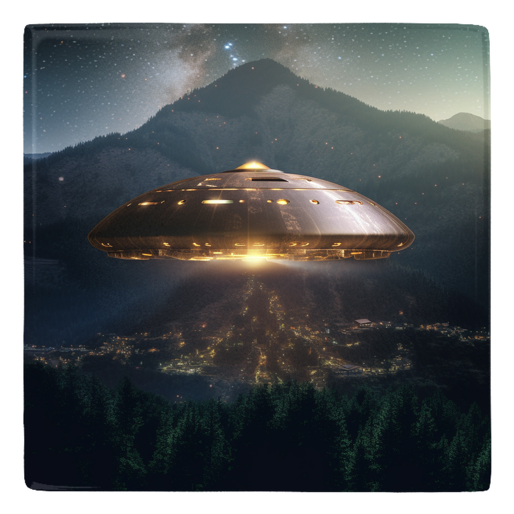 UFO Metal Magnets-4 pack-2 x 2in - 3