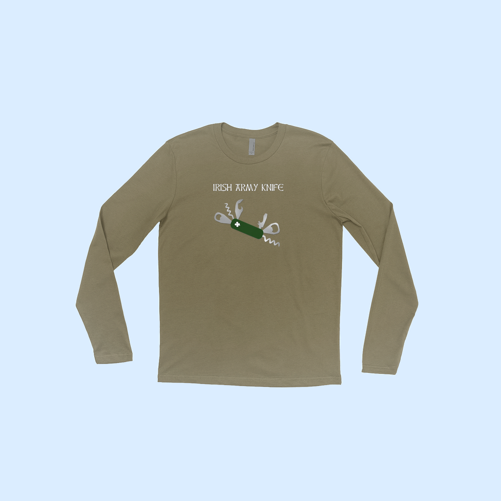 Irish Army Knife Long Sleeve Shirt (Men's)