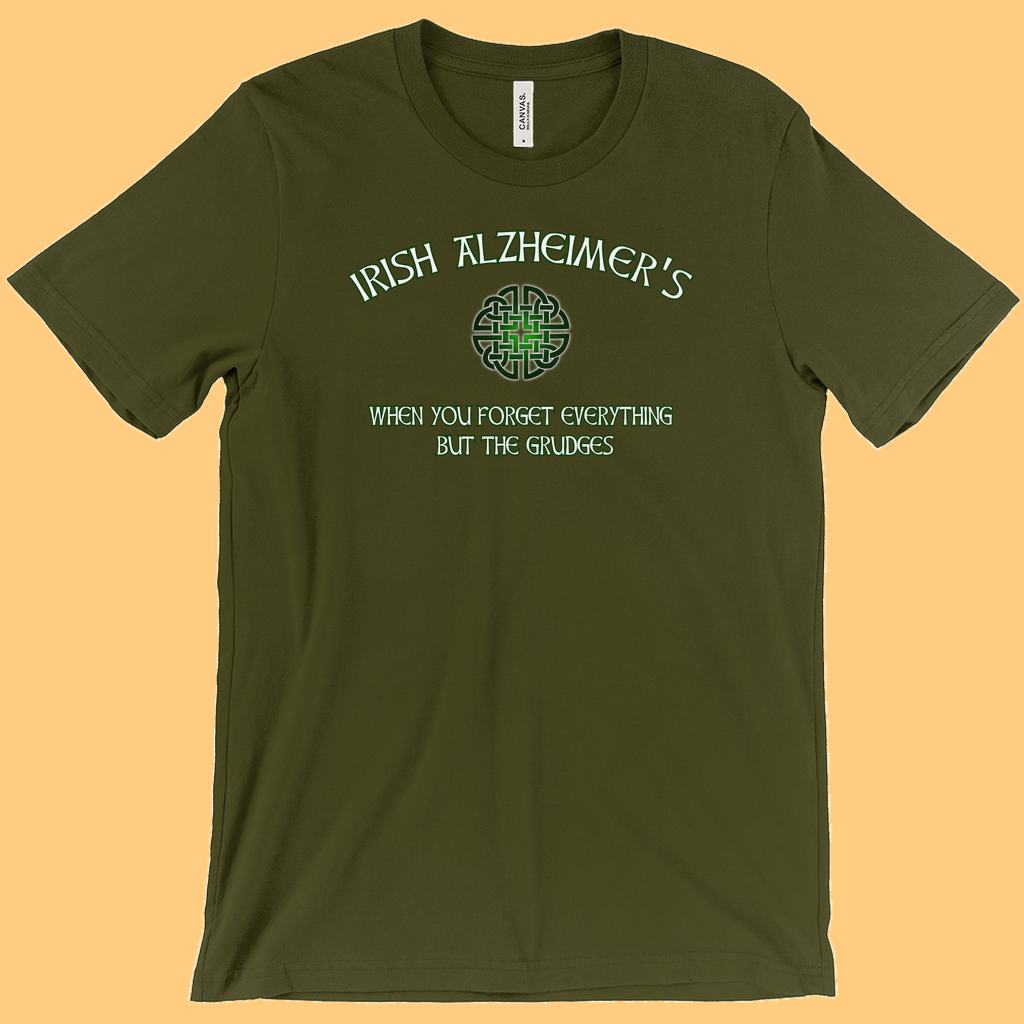 Irish Alzheimers T-Shirt  (Adult Sizes) -25