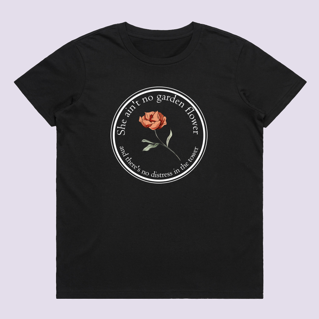 She Ain't No Garden Flower Maple T-Shirt (Women's)