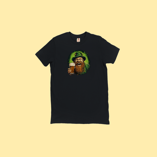 Beer Drinking Leprechaun T-Shirt (Men's)