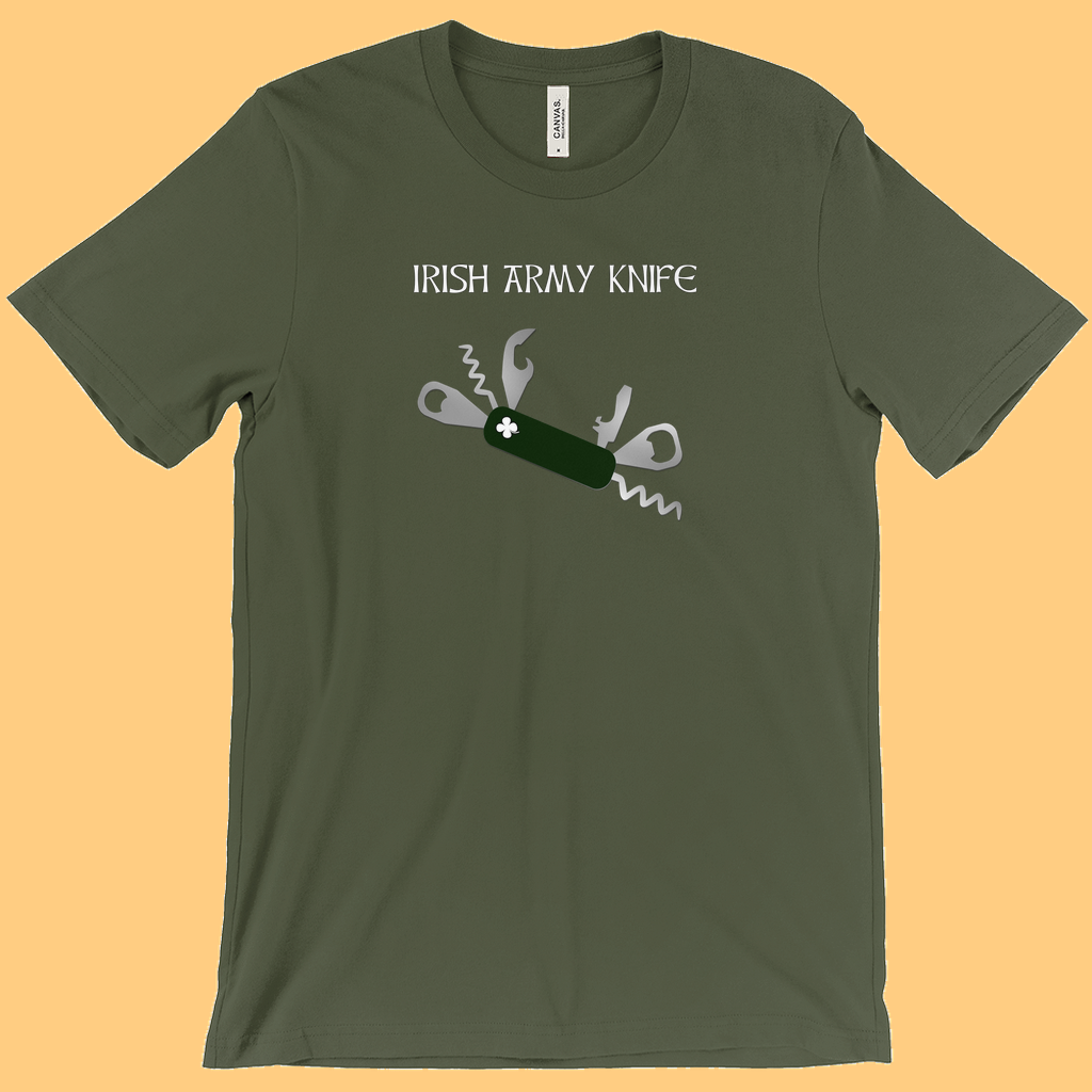 Irish Army Knife T-Shirt (Adult Sizes) -25