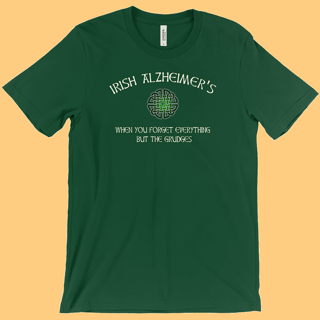 Irish Alzheimers T-Shirt  (Adult Sizes) -13