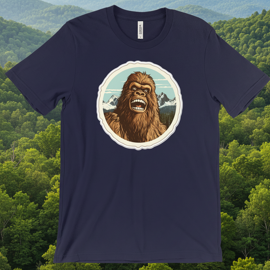 Bigfoot t-shirt in navy