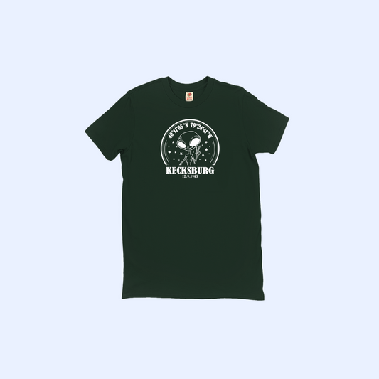 Kecksburg UFO Coordinates T-Shirt (Men's)