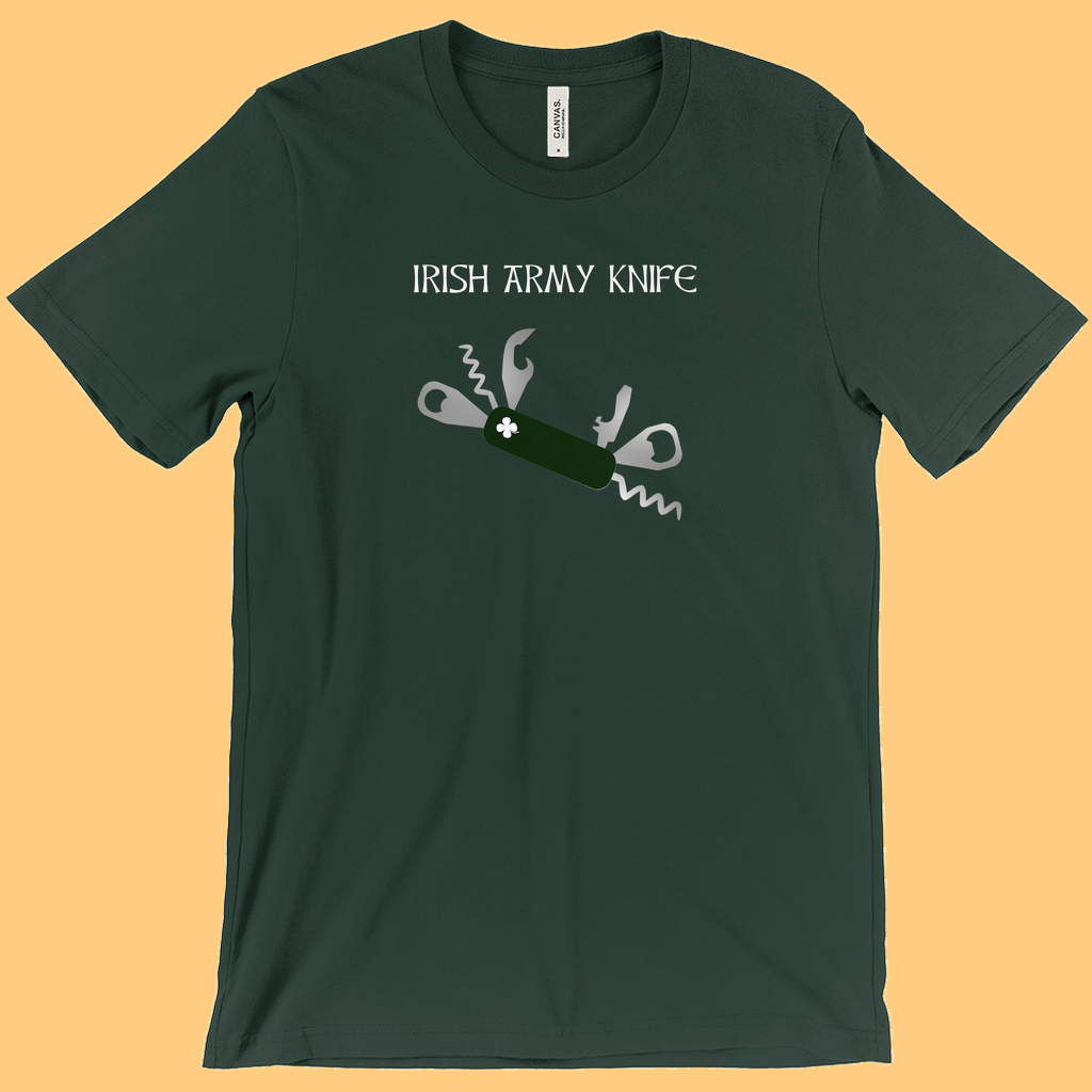 Irish Army Knife T-Shirt (Adult Sizes) -13