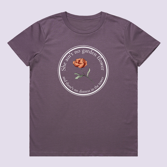 She Ain't No Garden Flower Maple T-Shirt (Women's)