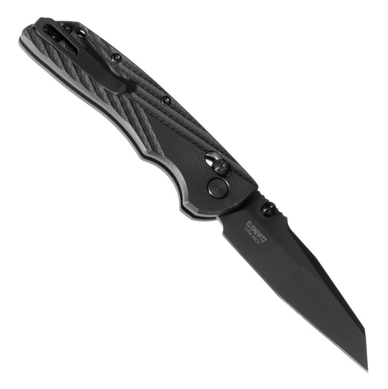 Hogue Deka Manual Folder: 3.25" Wharncliffe Blade - Black Cerakote Finish