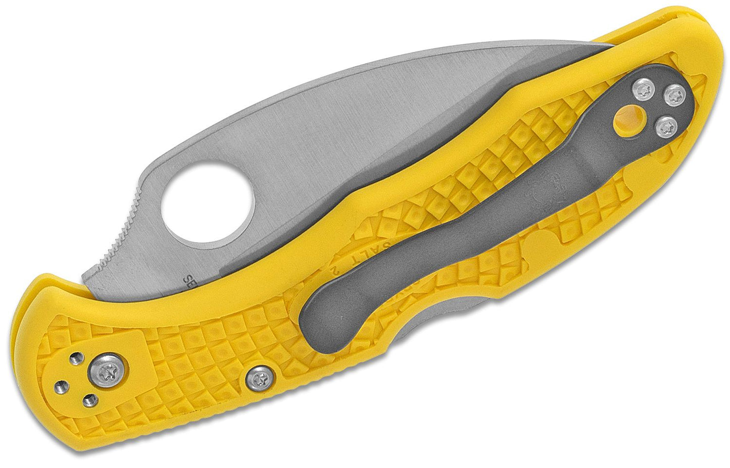 Salt 2 Wharncliffe Knife Yellow FRN C88PWCYL2